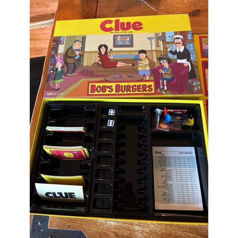 Bob’s burgers clue the classic mystery board game